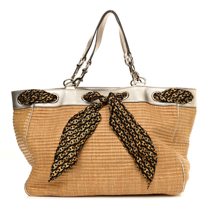 Gucci Natural Straw Large Positano Tote 1 of 15