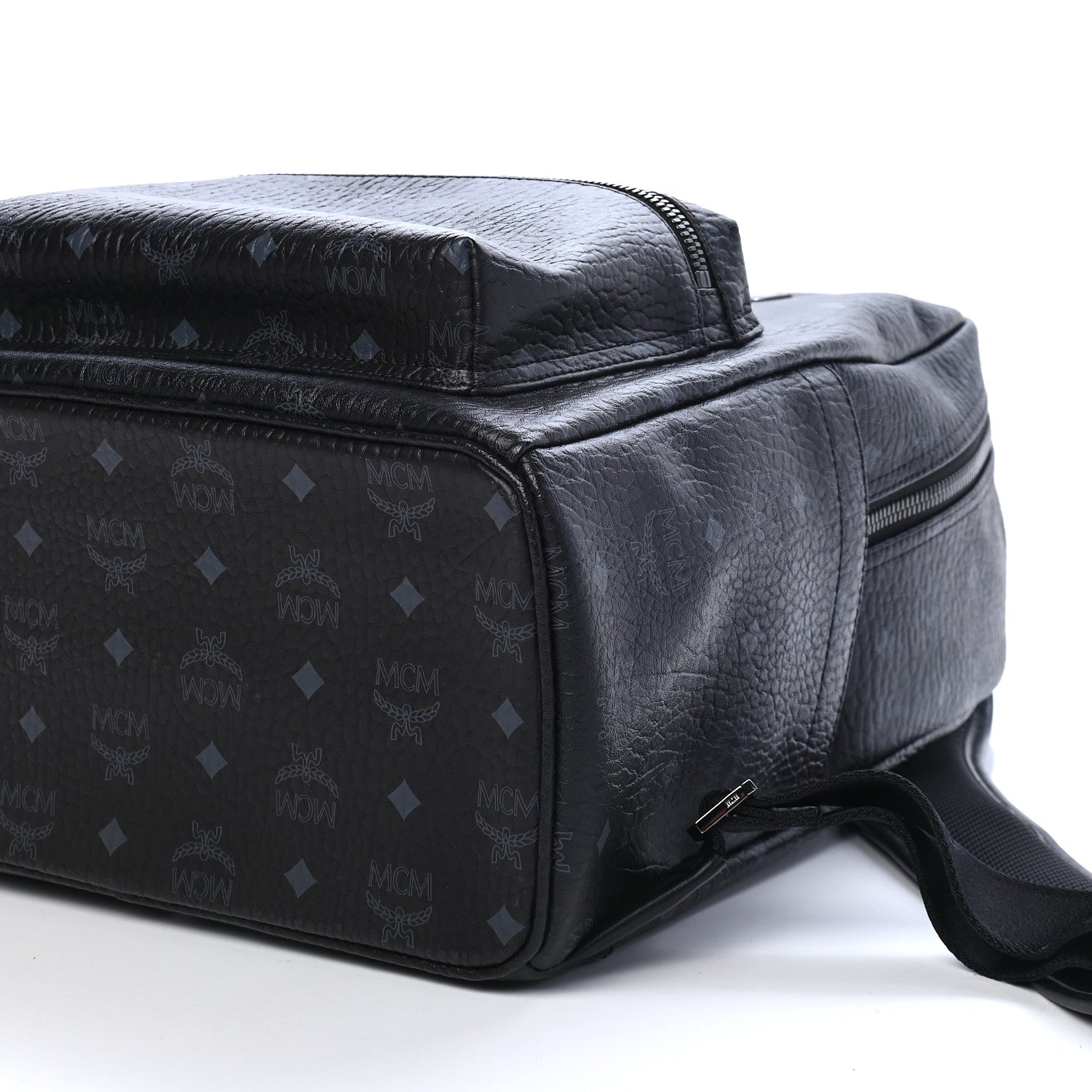 MCM Visetos Large Stark Backpack Black 8 of 8
