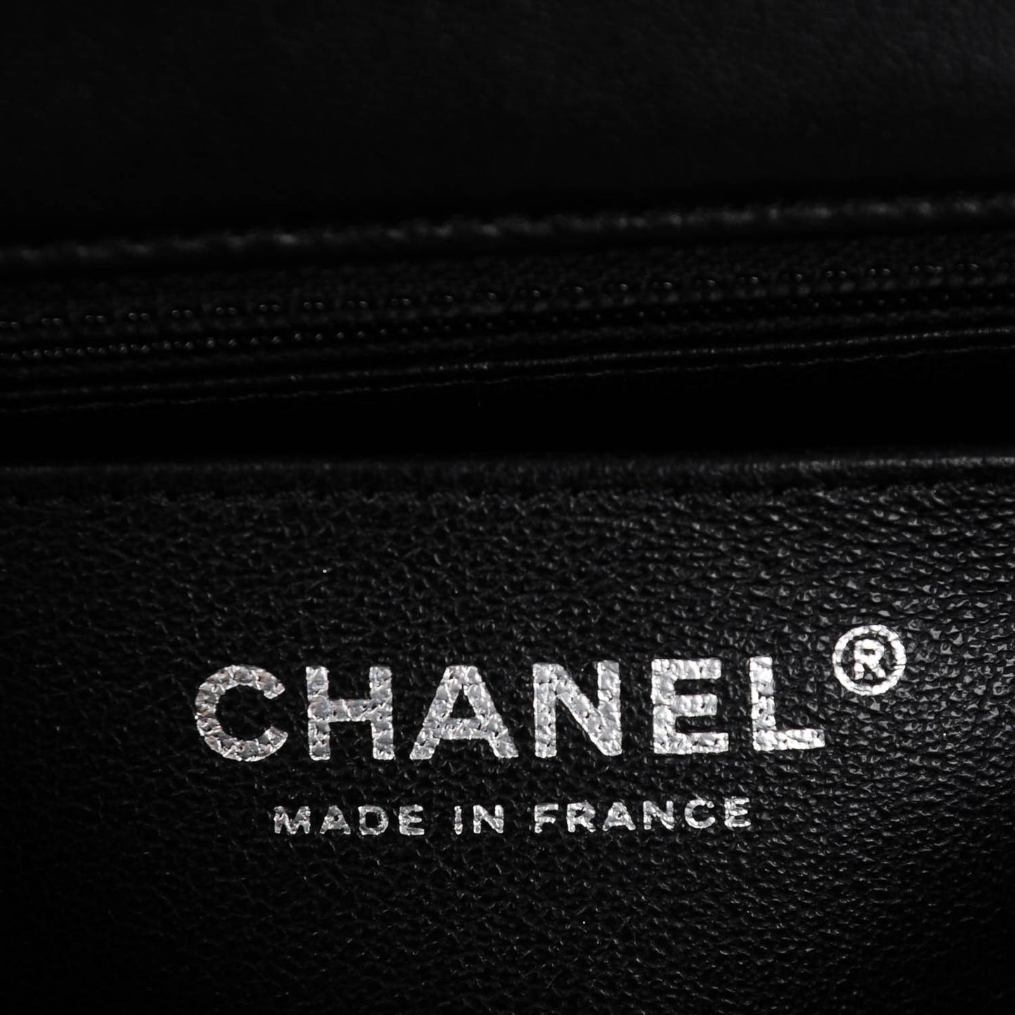 Lambskin Quilted Mini Rectangular Flap Black