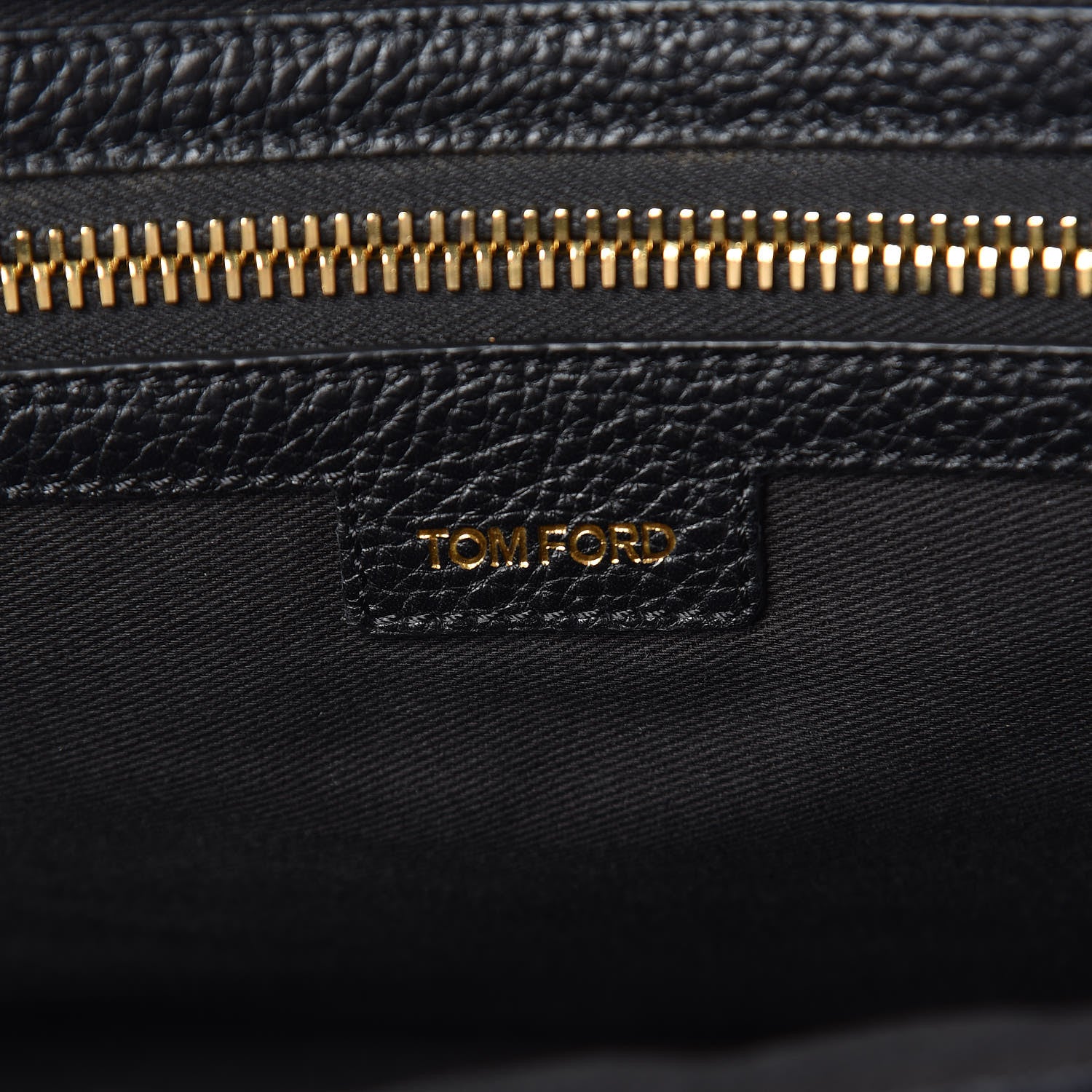 Tom Ford Calfskin Buckley Briefcase Black 9 of 9