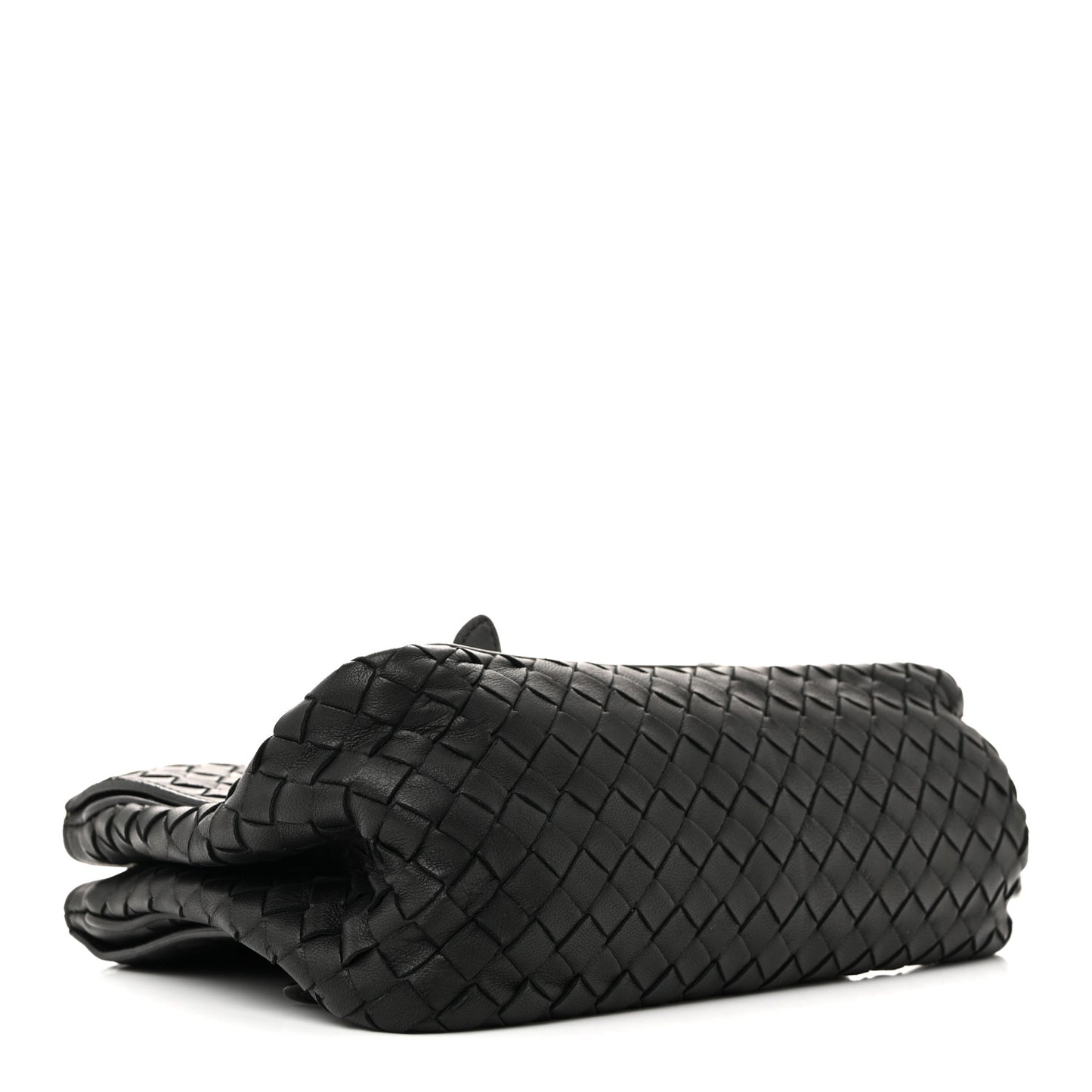 Nappa Intrecciato Messenger Bag Ebano