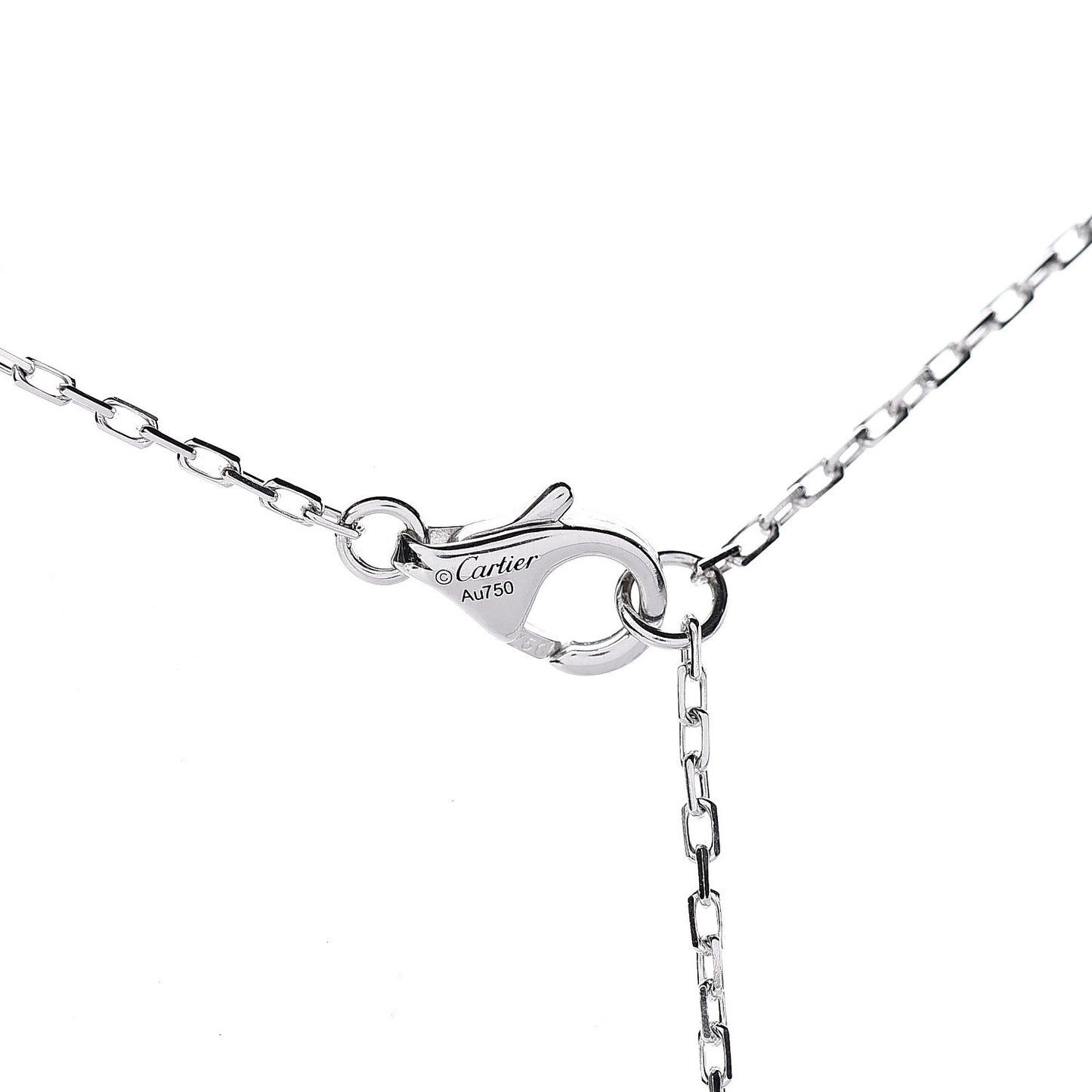 18K White Gold Diamond SM D'Amour Pendant Necklace