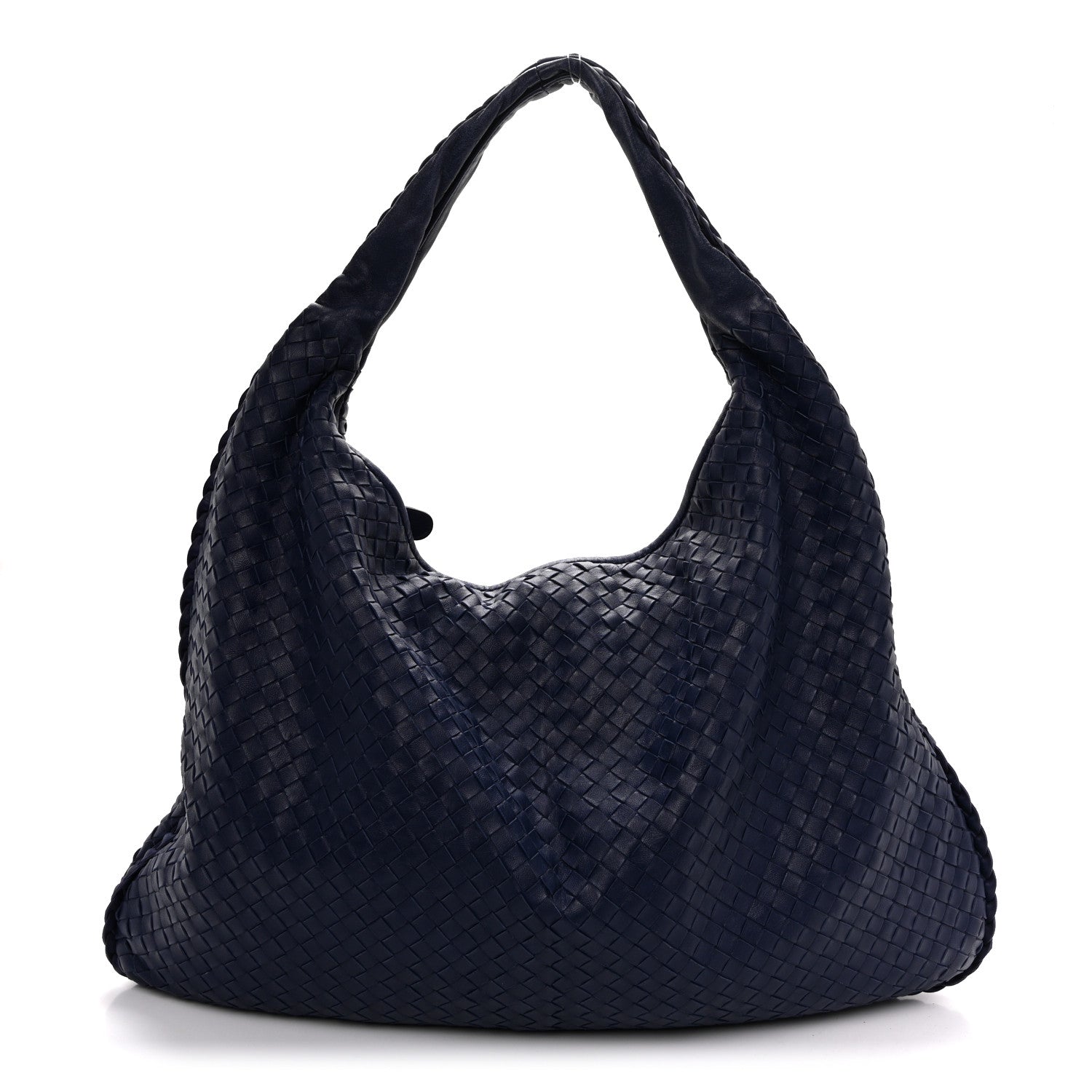Bottega Veneta Nappa Intrecciato Maxi Veneta Hobo Sapphire 1 of 11