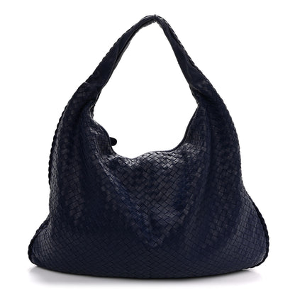 Bottega Veneta Nappa Intrecciato Maxi Veneta Hobo Sapphire 1 of 11