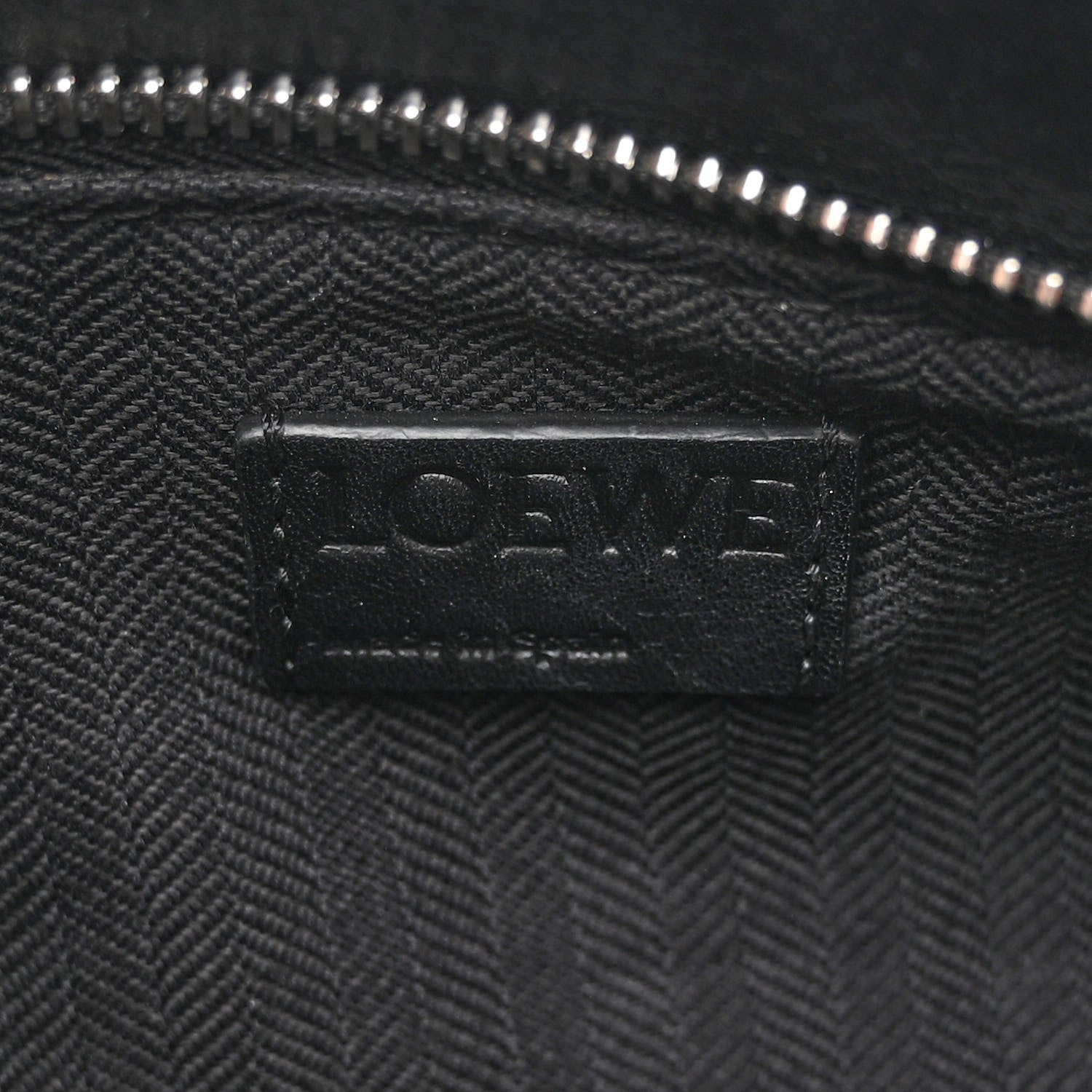 Loewe Calfskin Small Roses Puzzle Bag Black White 6 of 9