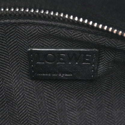 Loewe Calfskin Small Roses Puzzle Bag Black White 6 of 9