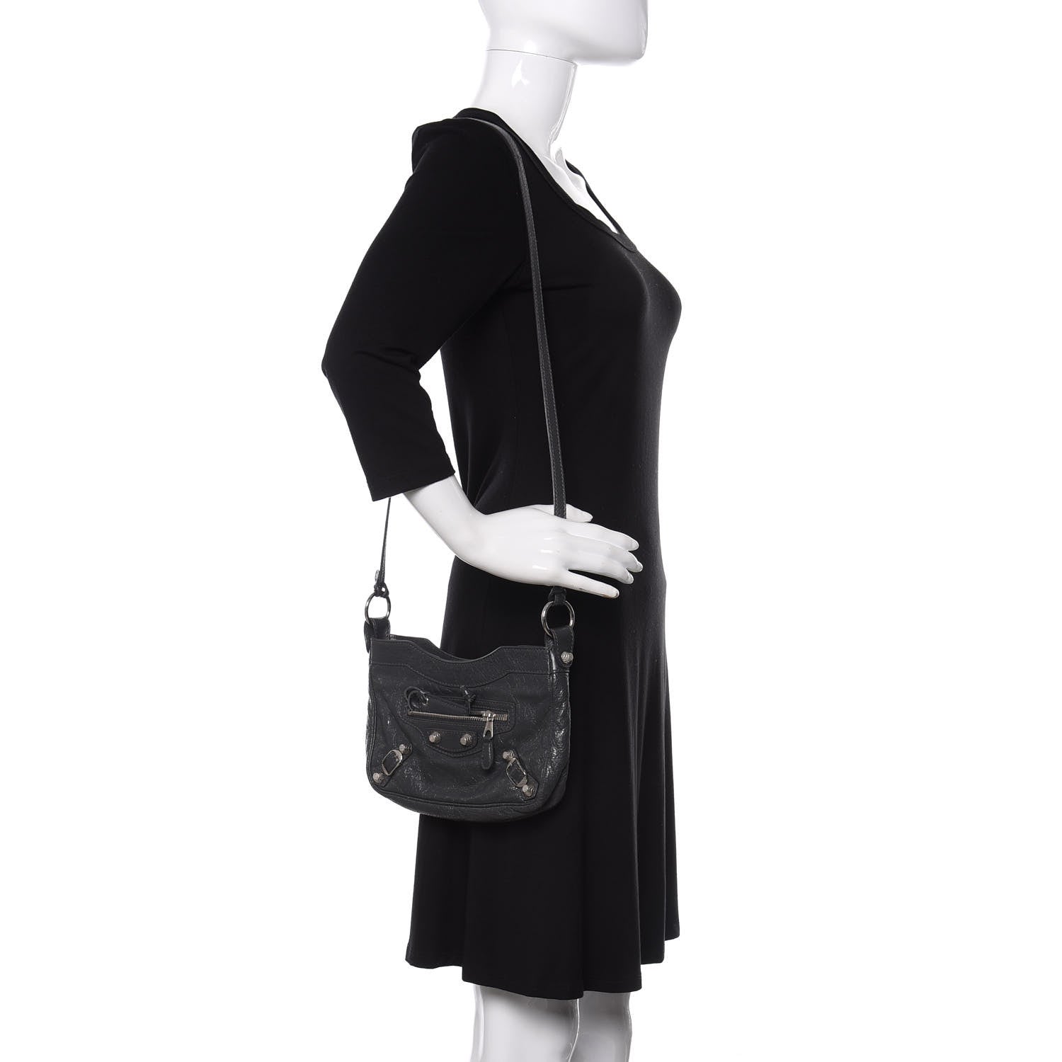 Balenciaga Agneau Giant 12 Silver Hardware Hip Gris Fossile 2 of 12