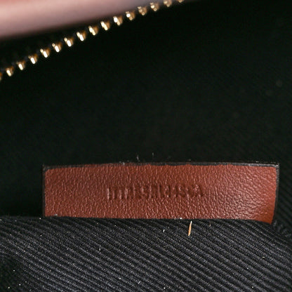 Burberry E-Canvas Check Calfskin Medium Freya Tote Dark Birch Brown 9 of 13