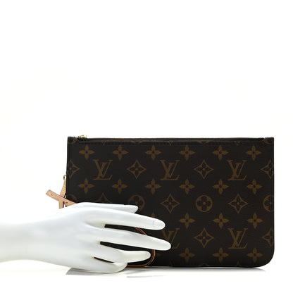 Louis Vuitton Monogram Neverfull MM GM Pochette 2 of 9
