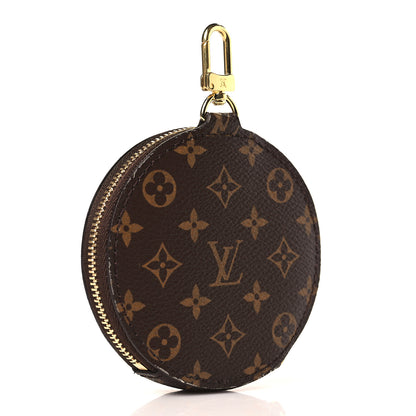 Louis Vuitton Monogram OnTheGo East West Round Coin Purse Red 3 of 6
