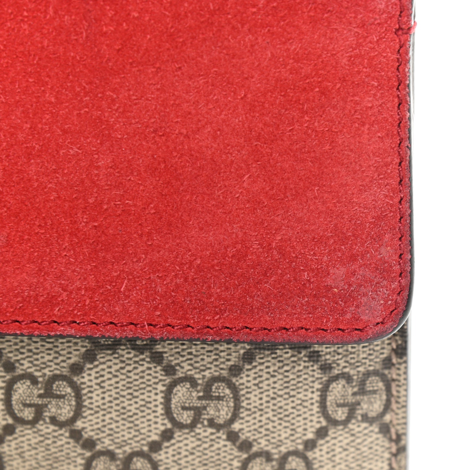 Gucci GG Supreme Monogram Mini Dionysus Shoulder Bag Hibiscus Red 10 of 16