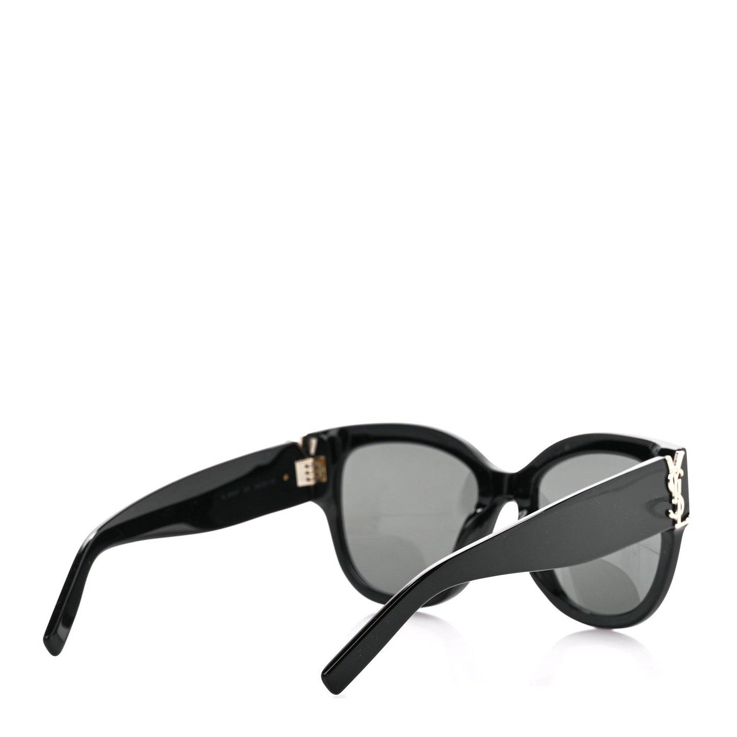 Acetate Cateye Sunglasses SL M95 F Black