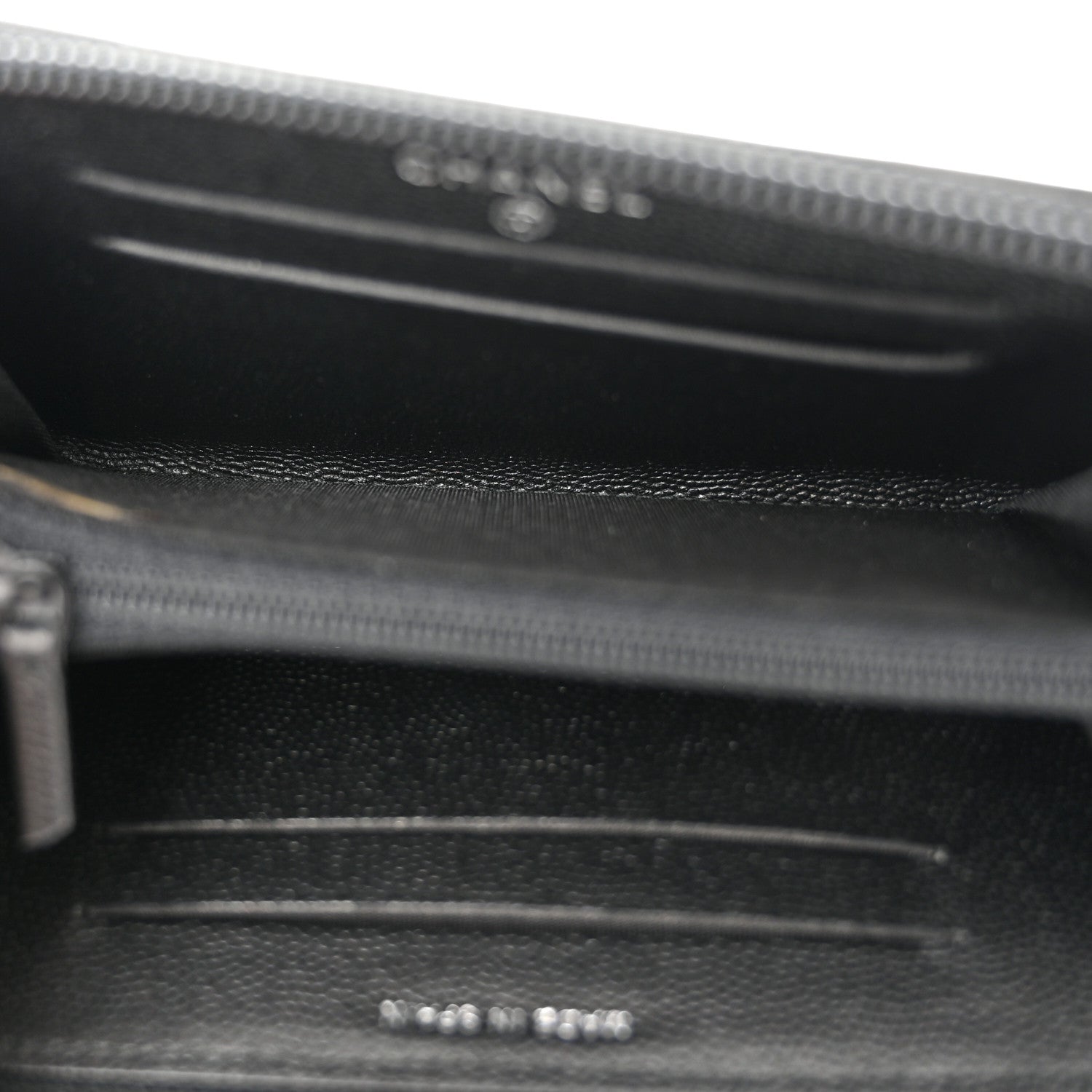 Chanel Caviar Quilted Small Boy Zip Around Wallet So Black 5 of 9