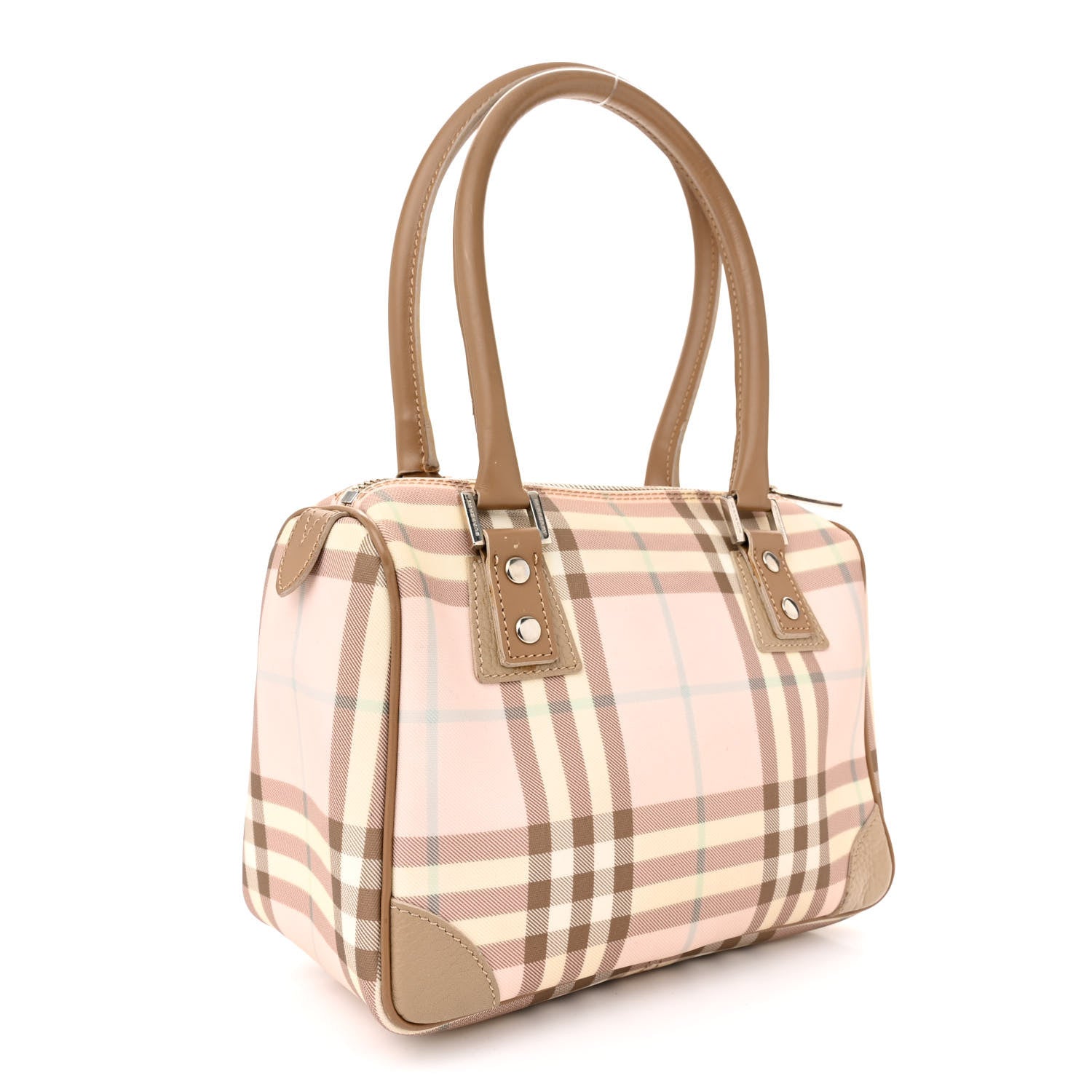 Burberry Candy Check Small Tote Pink 3 of 15