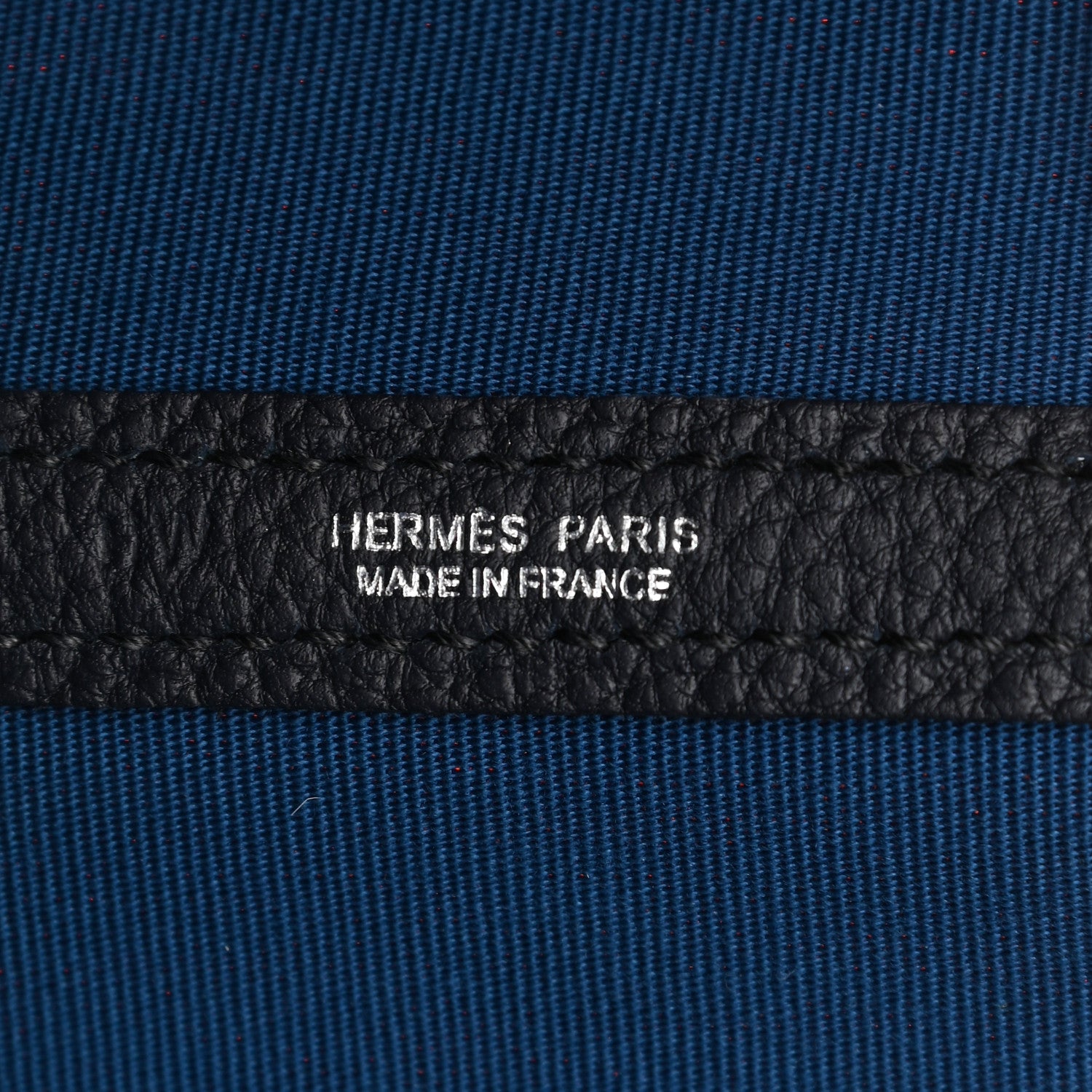 Hermes Toile Officier Negonda Garden Party 36 MM Abricot Bleu Nuit 5 of 8