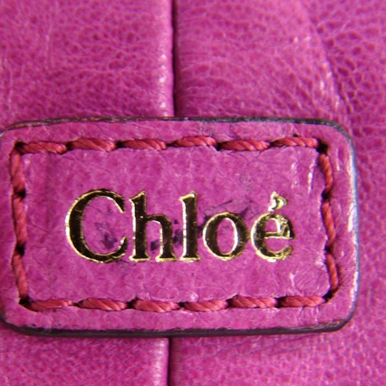 Chloe Leather Ethel Satchel Pink 5 of 12