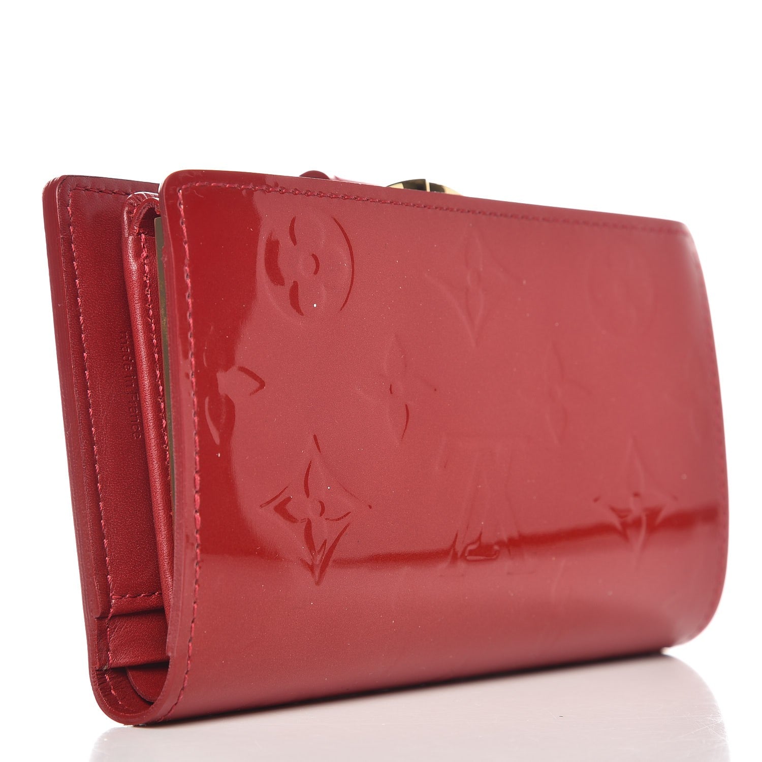 Louis Vuitton Vernis French Purse Wallet Pomme D'Amour 3 of 7