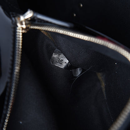 Valentino Garavani Patent Medium Rockstud Tote Black 6 of 20