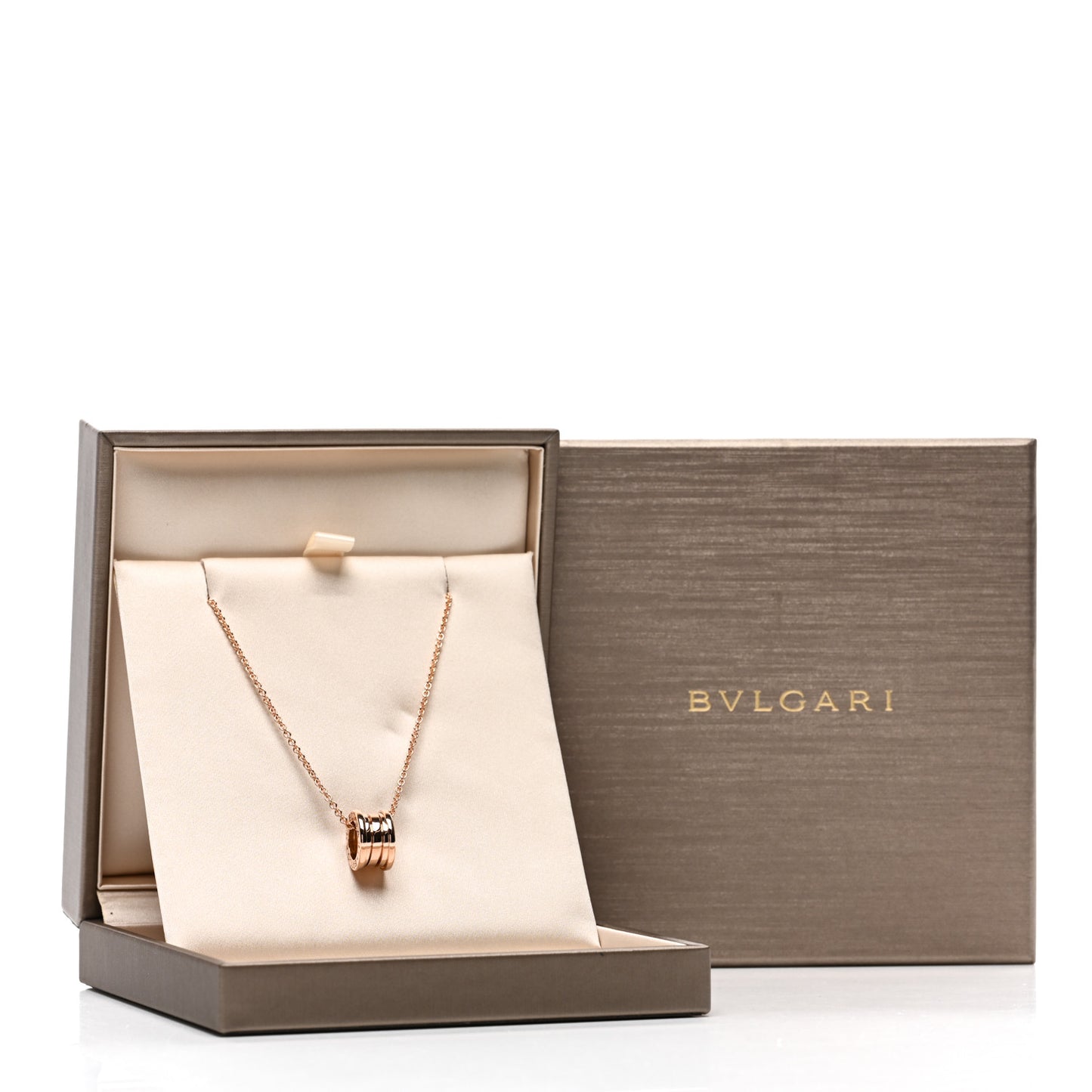 18K Rose Gold B.Zero1 Pendant Necklace