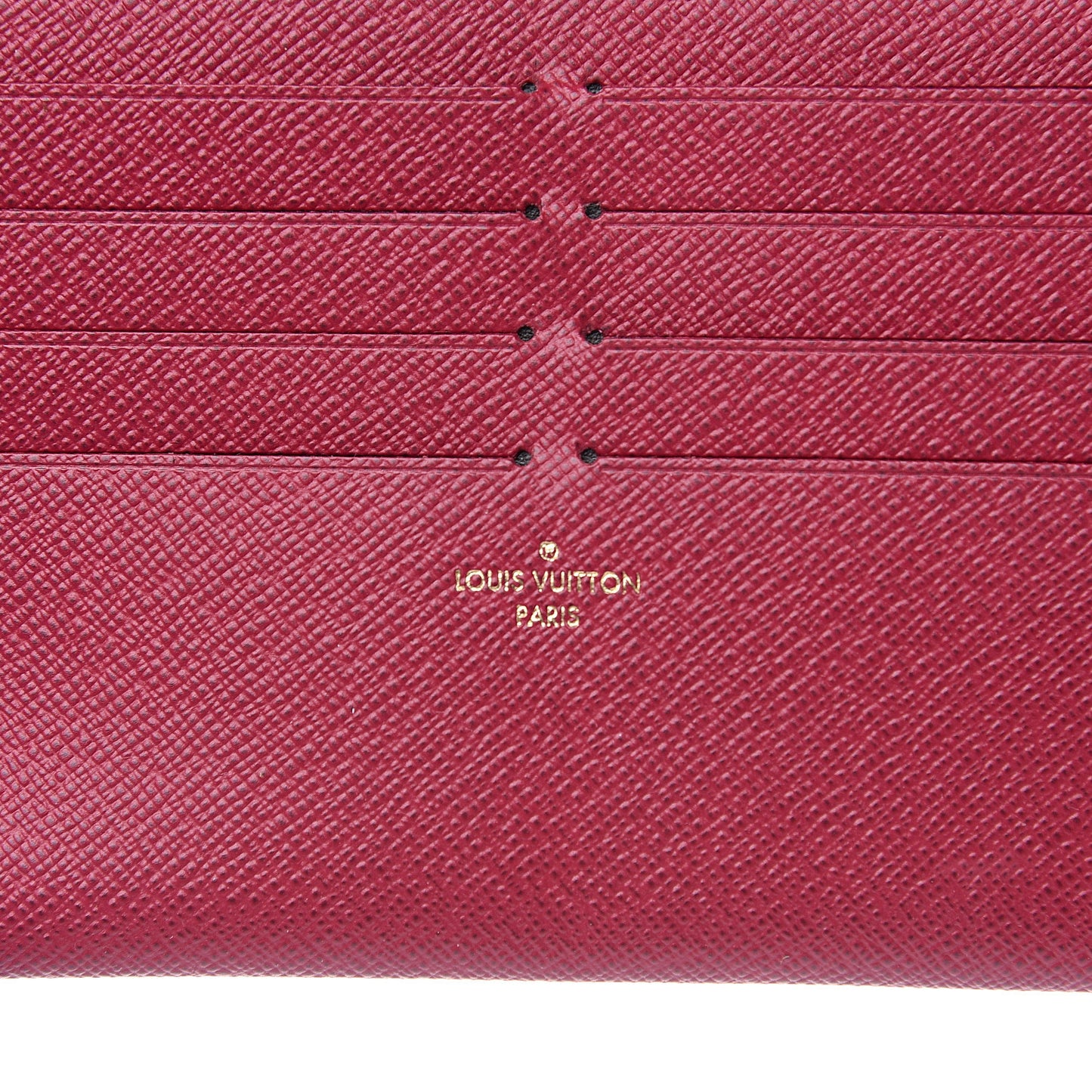 Calfskin Felicie Card Holder Insert Fuchsia