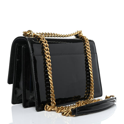 Saint Laurent Patent Monogram Sunset Black 2 of 4