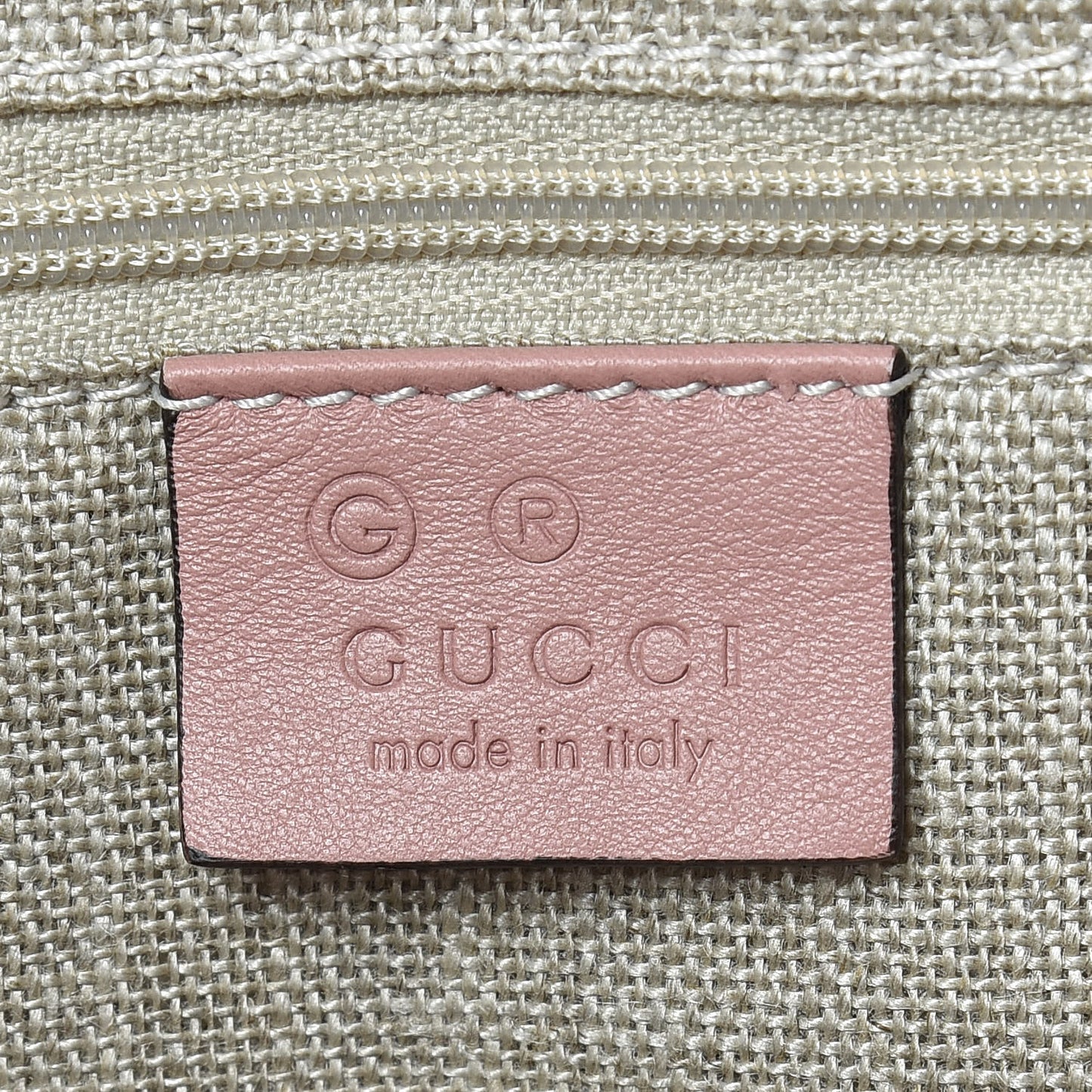 Soft Microguccissima Medium Zippered Satchel Soft Pink