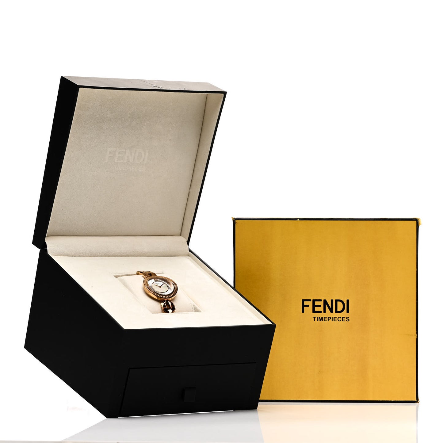 Stainless Steel Fur Mother of Pearl 36mm 35000M Fendi My Way Quartz Watch