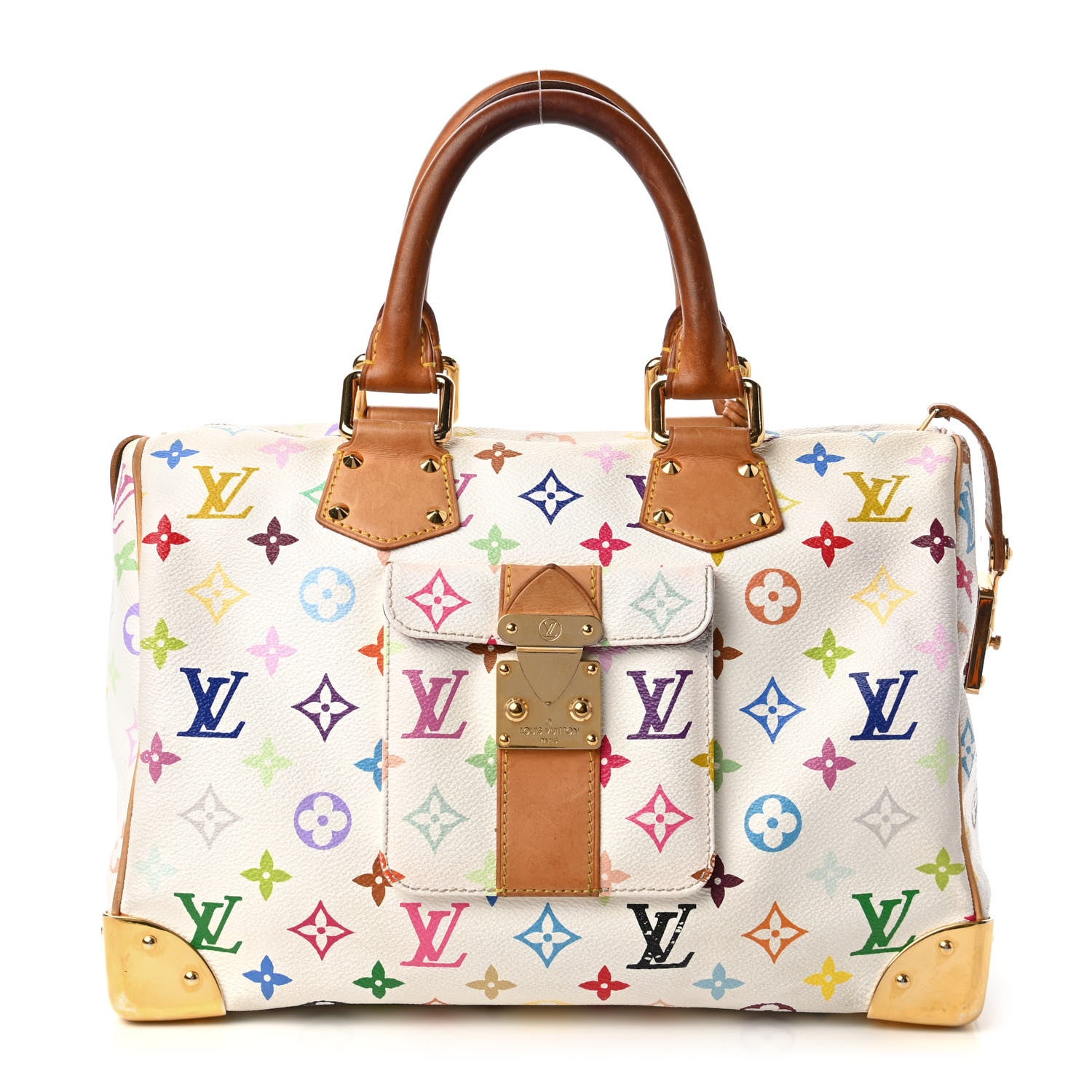 Louis Vuitton Monogram Multicolor Speedy 30 White 1 of 9