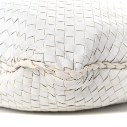Bottega Veneta Nappa Intrecciato Maxi Veneta Hobo White 8 of 12