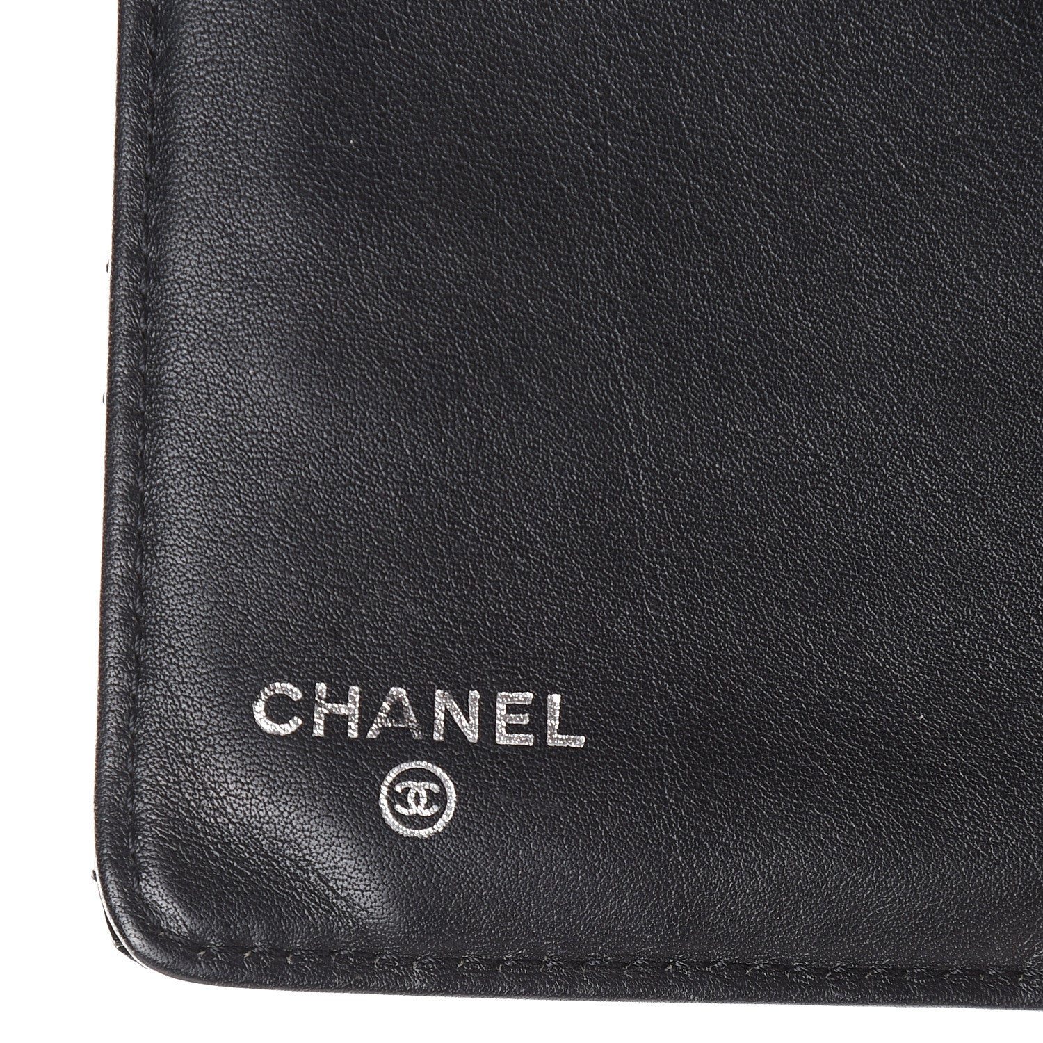 Chanel Patent Quilted Brilliant Zipped Pocket Wallet Black 6 of 11