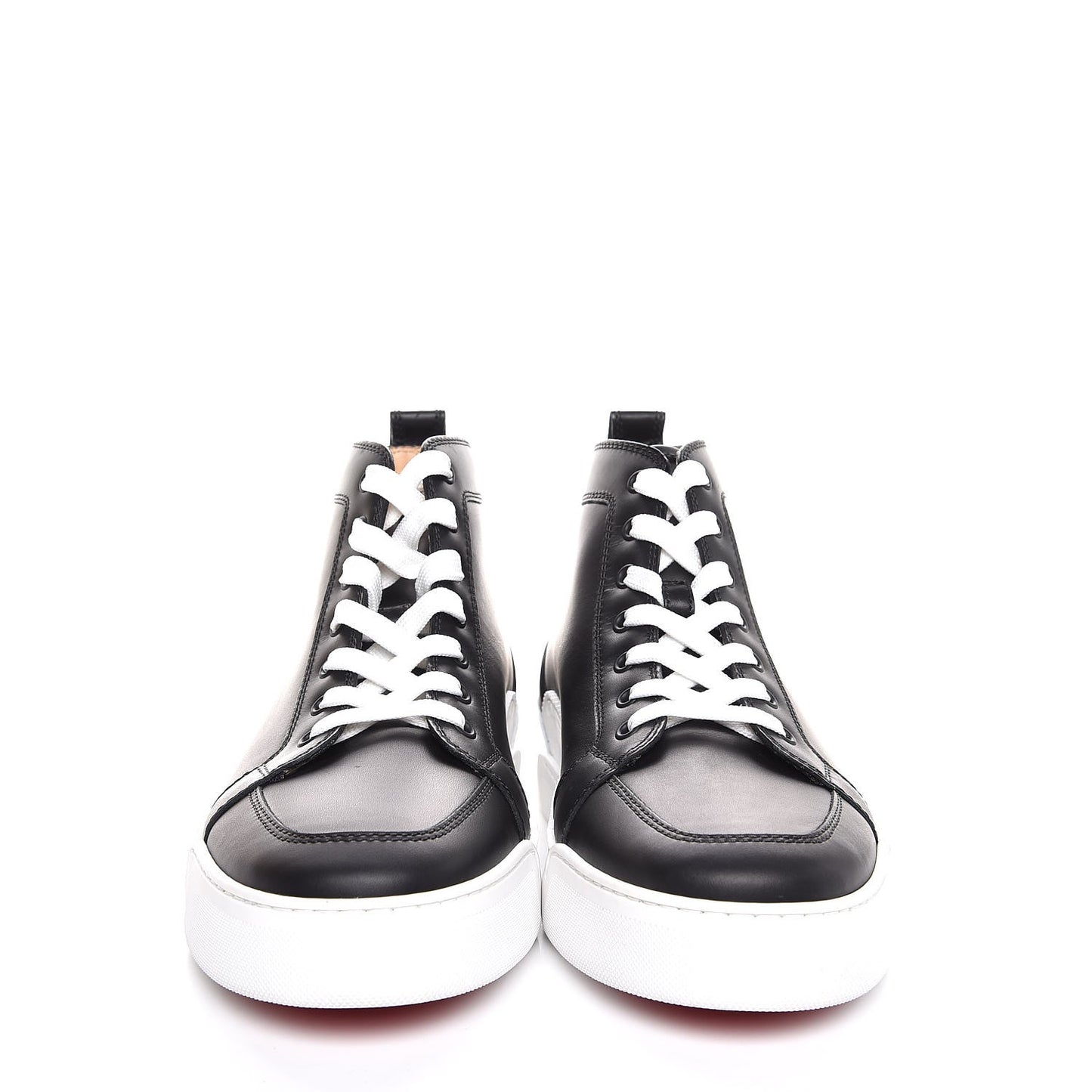 Mens Calfskin Rankick Flat Sneakers 41.5 Black