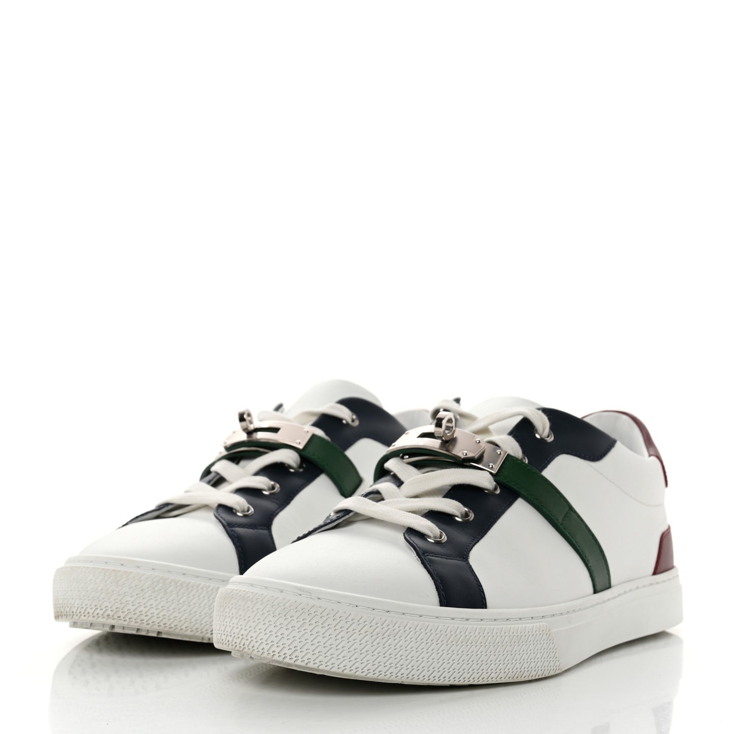 Calfskin Day Sneakers 41 Multicolor White