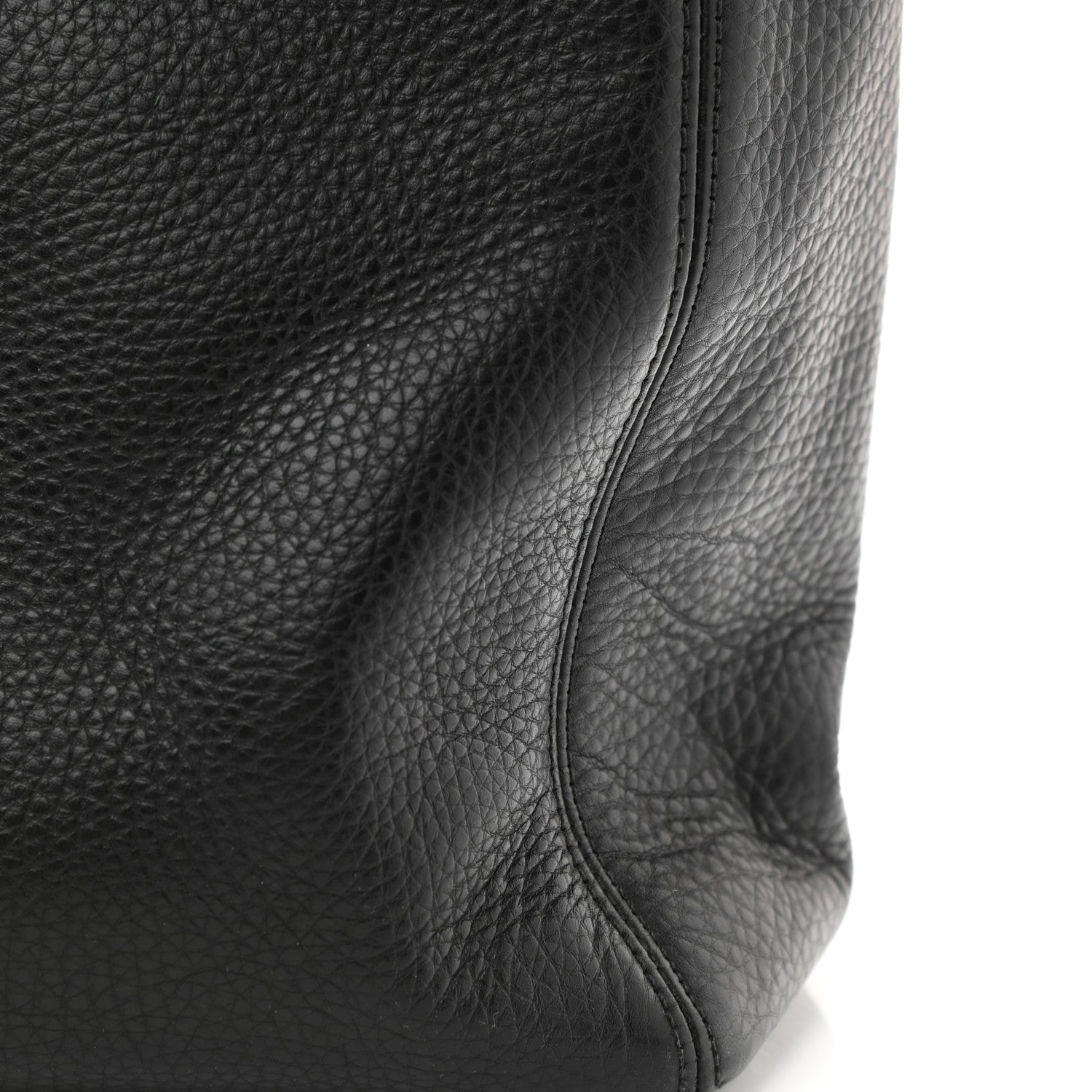 Chanel Calfskin Cerf Executive Shopper Tote Black 15 of 15