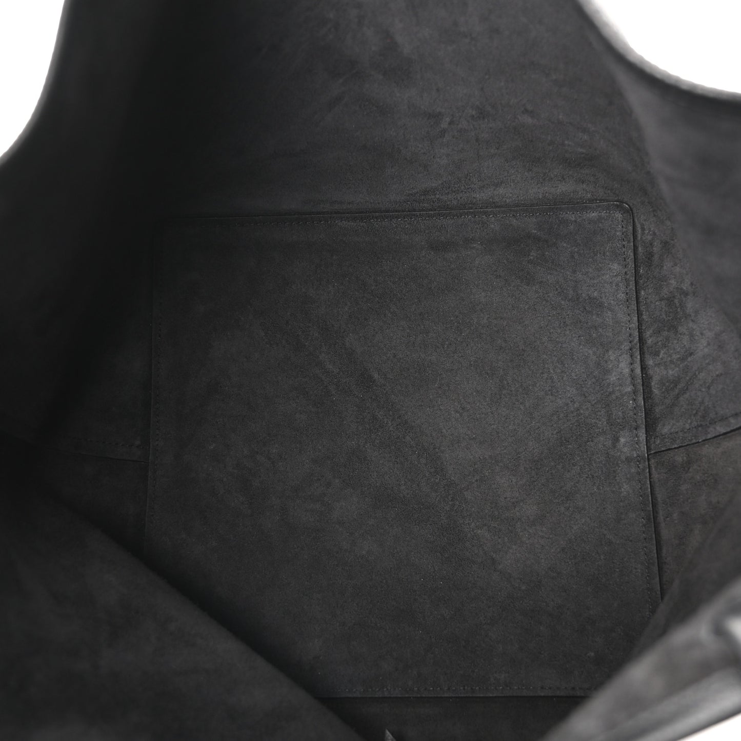 Grained Calfskin Park Tote Three Black