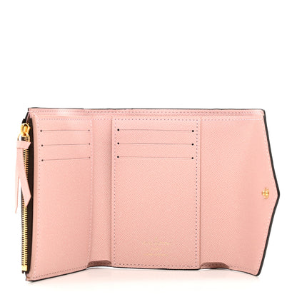 Louis Vuitton Damier Ebene Victorine Wallet Rose Ballerine 5 of 7
