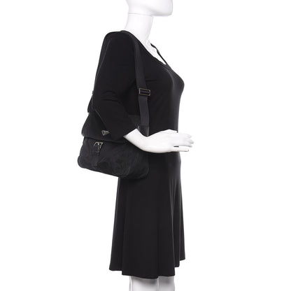 Prada Nylon Vela Sport Messenger Bag Black 2 of 12
