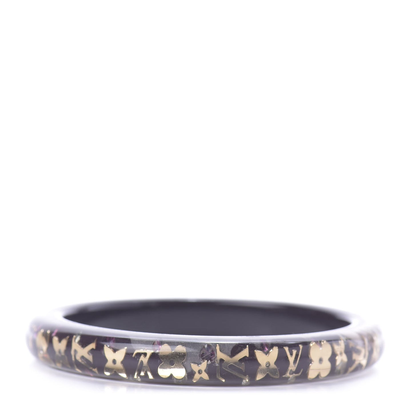 Resin Swarovski Medium Inclusion Bracelet PM Marron