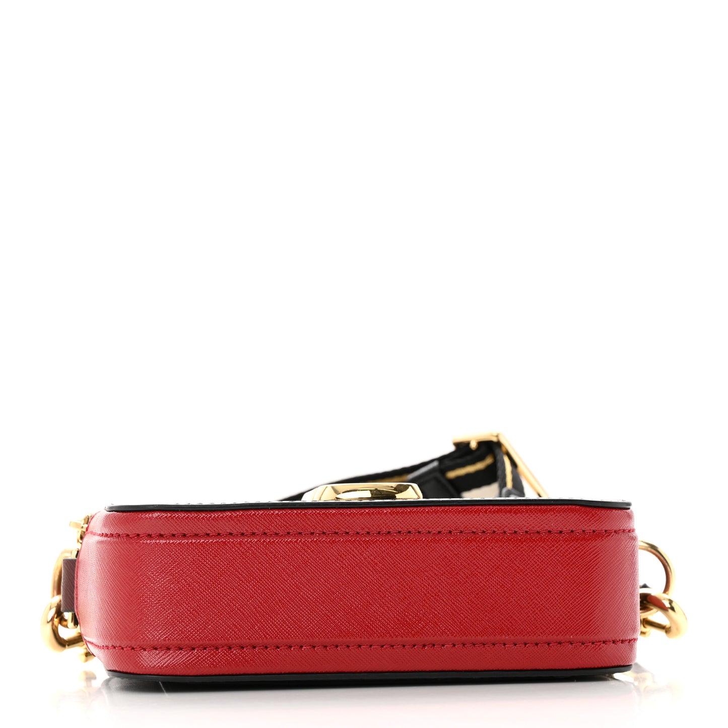 Saffiano Small Snapshot Camera Bag Black Multicolor