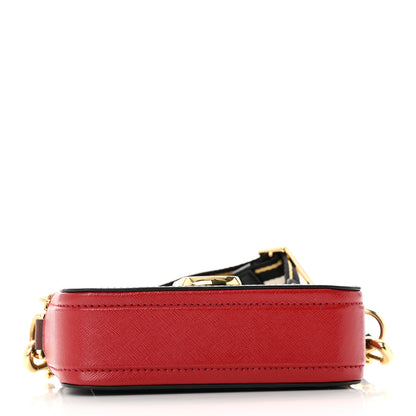 Marc Jacobs Saffiano Small Snapshot Camera Bag Black Multicolor 4 of 16