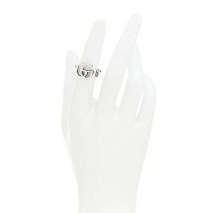 Gucci Sterling Silver GG Marmont Key Motif Ring 48 4.5 2 of 8