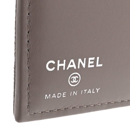 Chanel Caviar Quilted Passport Holder Grey 7 of 12