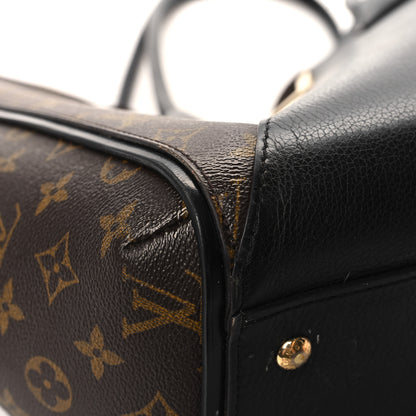 Louis Vuitton Calfskin Monogram Kimono Tote Black 9 of 16