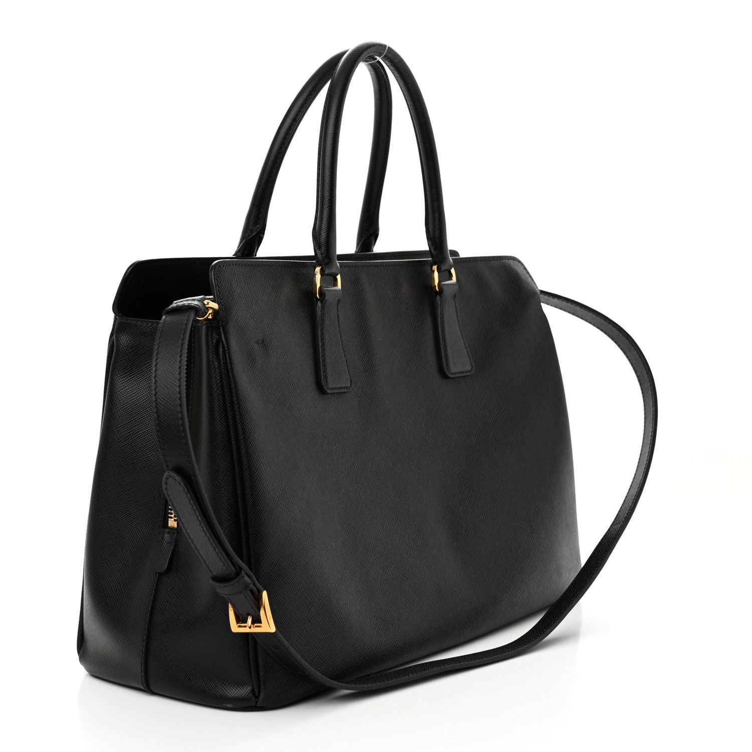 Prada Saffiano Tote Black 3 of 9