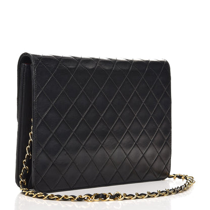Chanel Lambskin Quilted Small Single Flap Black 3 of 9