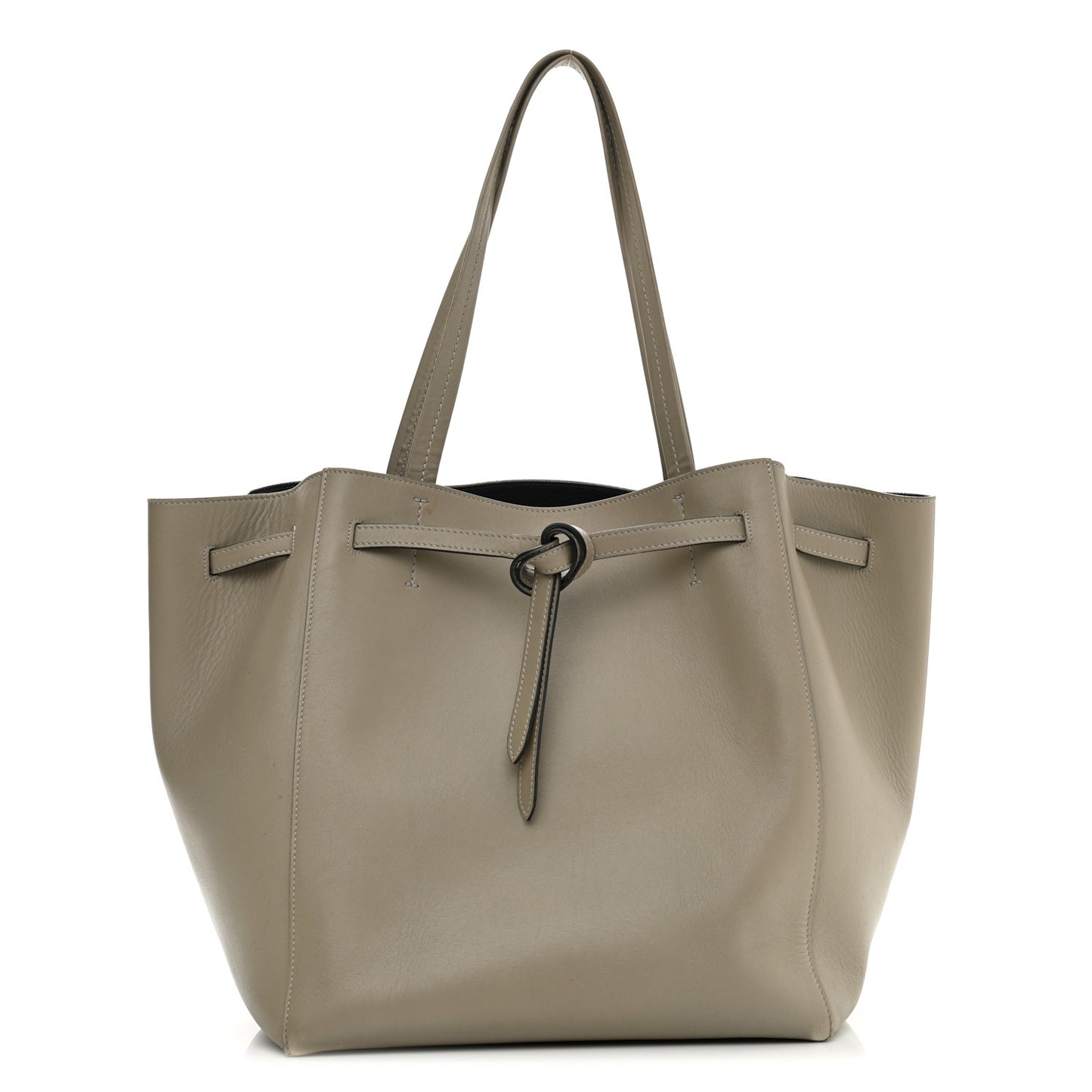 Smooth Calfskin Small Belt Cabas Phantom Taupe