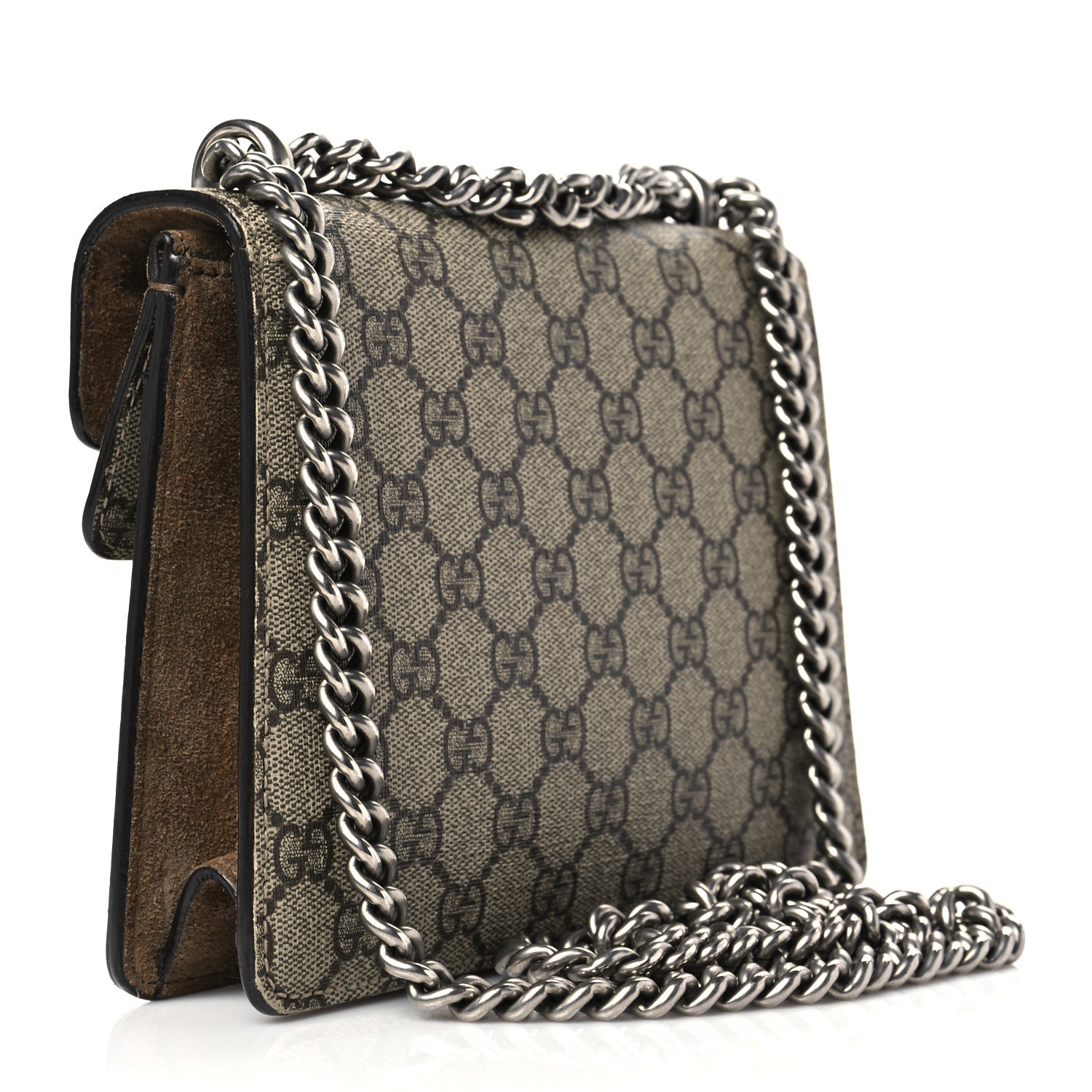 Gucci GG Supreme Monogram Mini Dionysus Shoulder Bag Taupe 3 of 8
