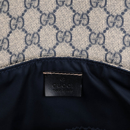 Gucci GG Plus Monogram Messenger Diaper Bag Navy 6 of 8