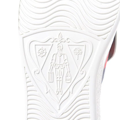 Gucci Calfskin Ayers Web Tiger Removable Patches Mens Ace High Top Sneakers 6.5 White 8 of 10