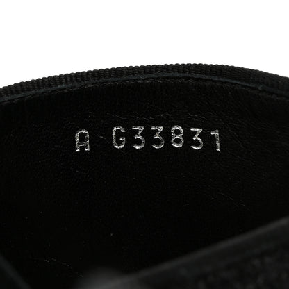 Chanel Fabric Glitter Cap Toe Logo Pumps 41 Black 7 of 9