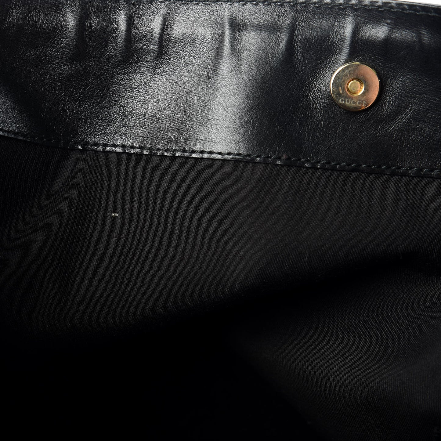 Denim Monogram Chain Bucket Tote Black